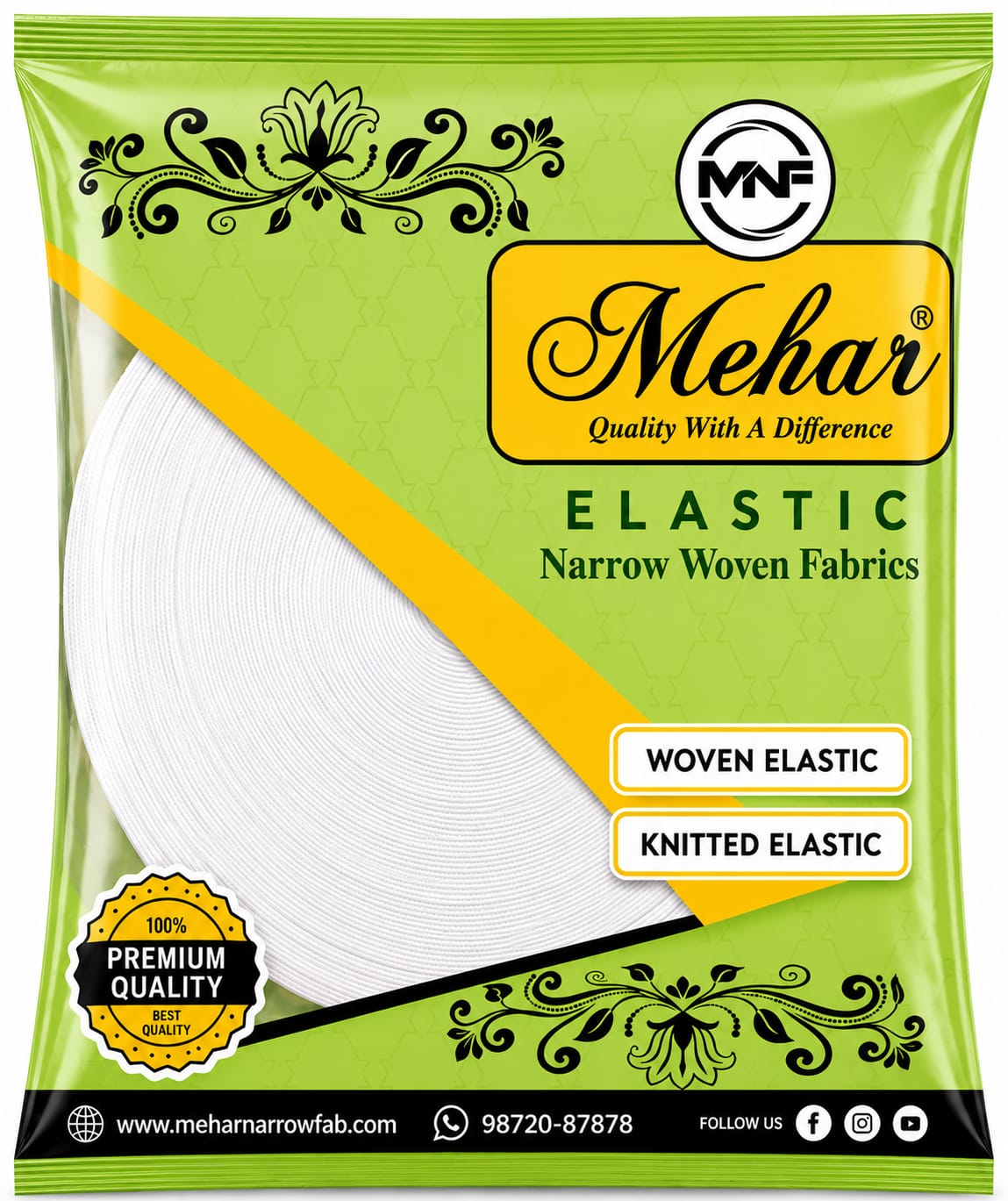 Packaged elastic products